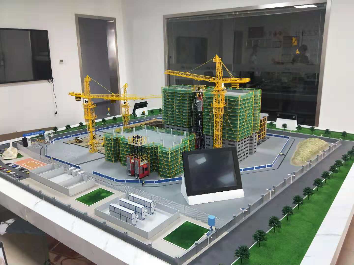 将乐县建筑施工场景模型